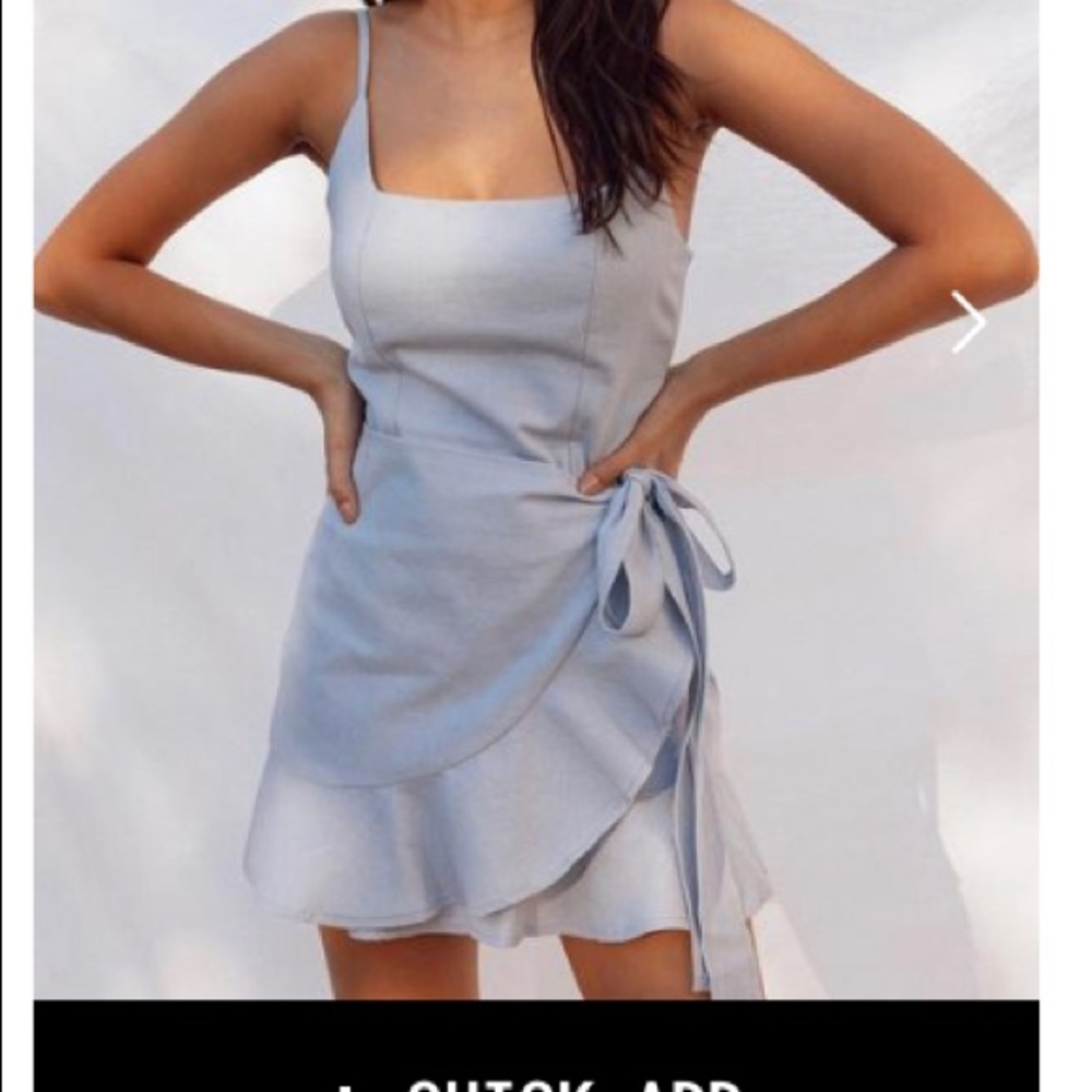 Cottage Hill Baby Blue Mini Dress